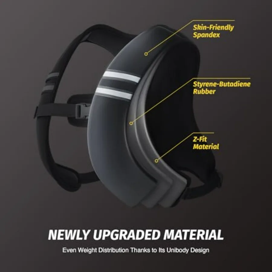 Weighted Vest, 10 lb Weighted Vest for Women and Men, Z-Fit Body Weight Vest with Reflective Stripe & Silicon Soft Iron for Home