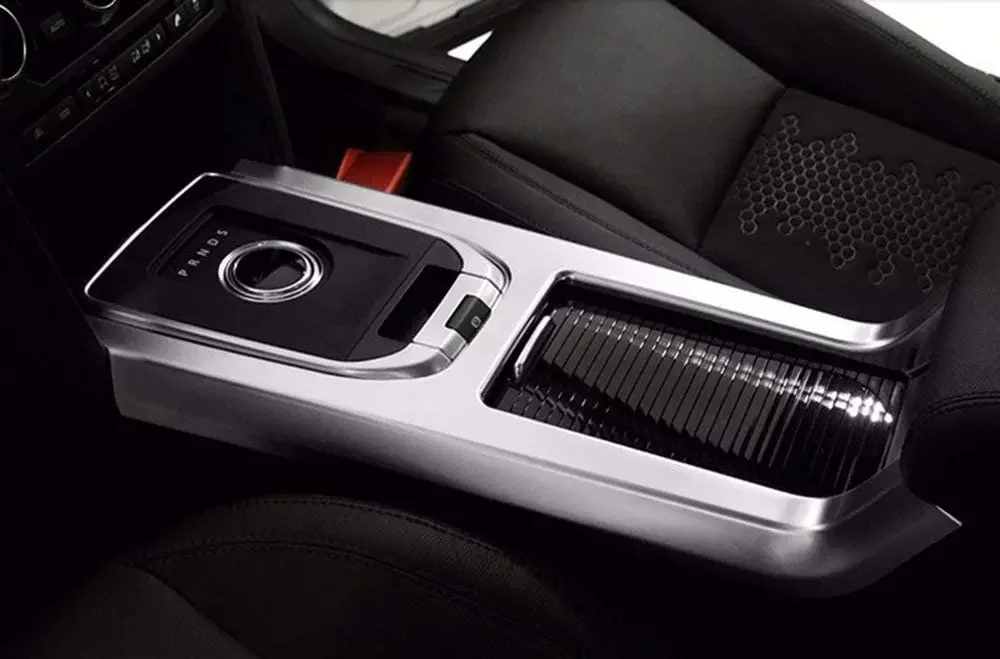 ABS 플라스틱 크롬 기어 시프트 패널 커버 프레임 스티커, 랜드로버 레인지로버 디스커버리 스포츠 2015 2016