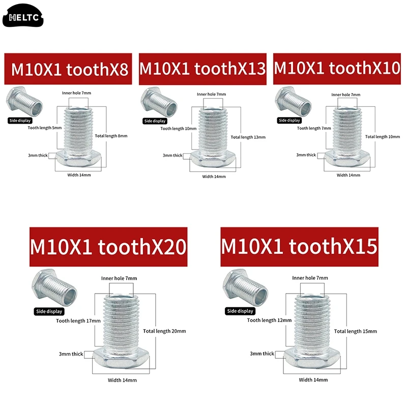 M10 Threaded Tube With Nut For Lamps Hollow Screw Metal Pipe Teeth Whitening Theead Repair Lighting Base Connecting Accessories led lamp accessories