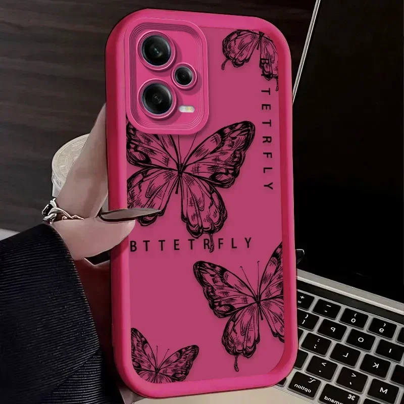 Advanced Art Black Butterfly Phone Case - Elegant Design with Enhanced Protection