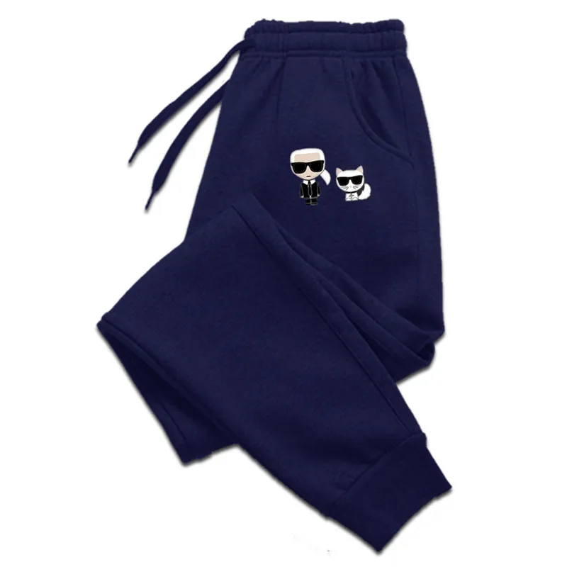 Autumn and Winter Women's Casual Pants Fashion Printed Sports Pants Jogging Yoga Pants Comfortable Home Pants Street Clothing