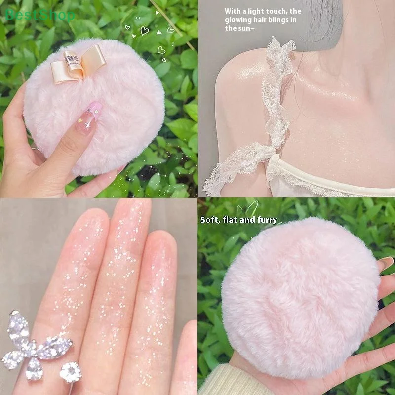 ☆ ☆ ☆ ☆ 얼굴 쇄골 몸과 머리카락을 위한 형광펜 루스 파우더 세팅 퍼프, ..