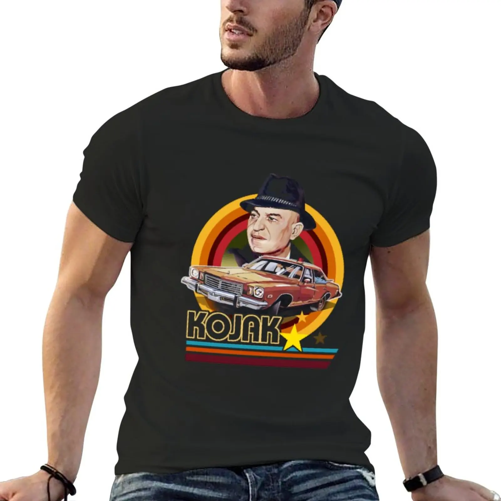 Nuova Maglietta Kojak Abbigliamento Uomo Estate Top T-Shirt Ad Asciugatura Rapida Abbigliamento Uomo