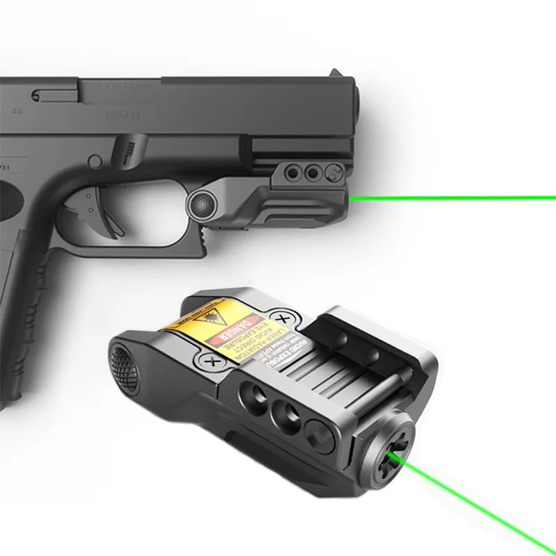 

USB Rechargeable Tactical Green Dot Laser Sight Scope 20mm Adjustable Picatinny Rail Mount Handgun Rifle Pistol Airsoft Laser
