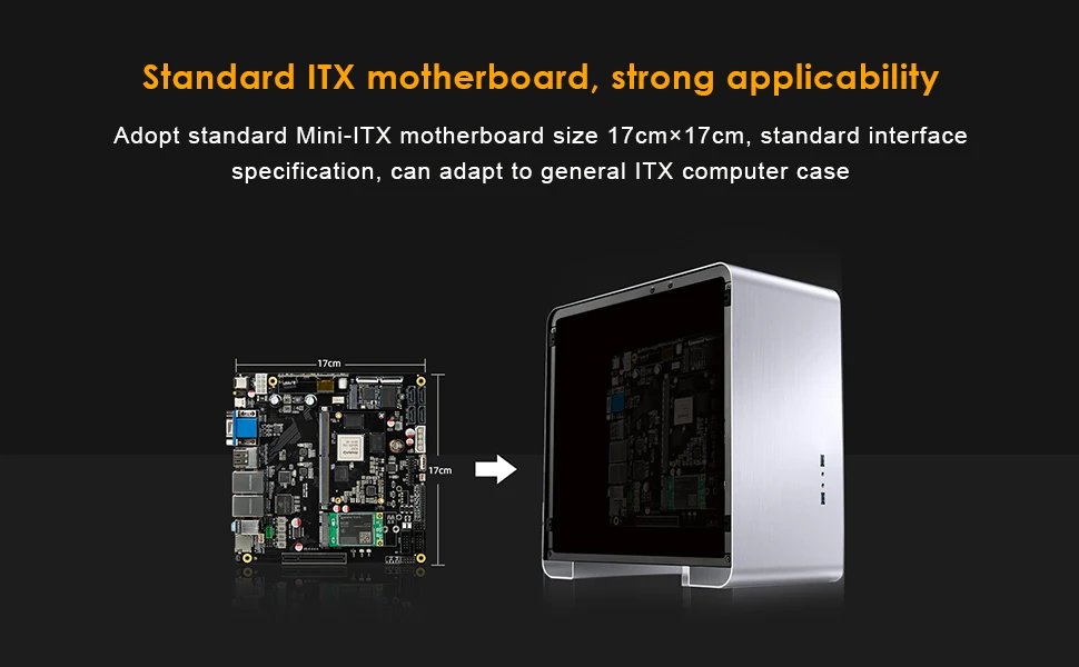 ITX-3588J 8K Development Board Rockchip RK3588 AI Mini ITX Motherboard New-gen 8