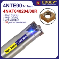 Fraise à alimentation élevée 4NTE90, série complète 7-17mm, 4N TE90 4NKT 040208 4NKT040204, insert en carbure, porte-outil de fraisage en métal cnc 1