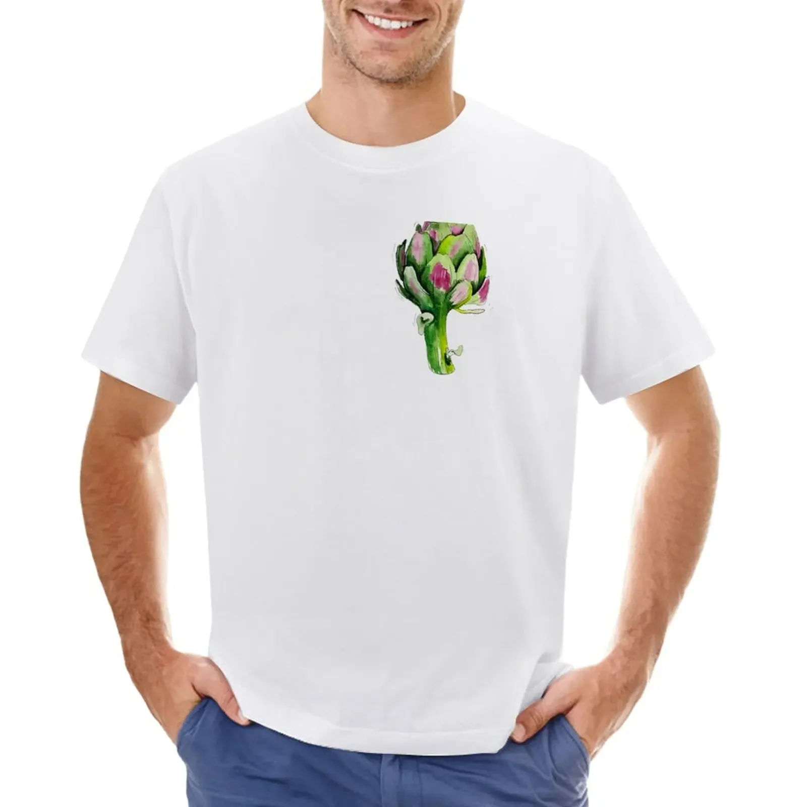 

Artichoke T-Shirt Short sleeve tee plain men clothings