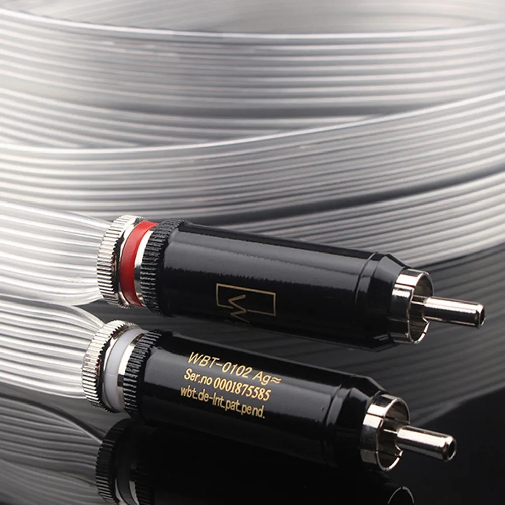 Nordost audiophile hifi 7N OCC silver plated audio cable signal cable