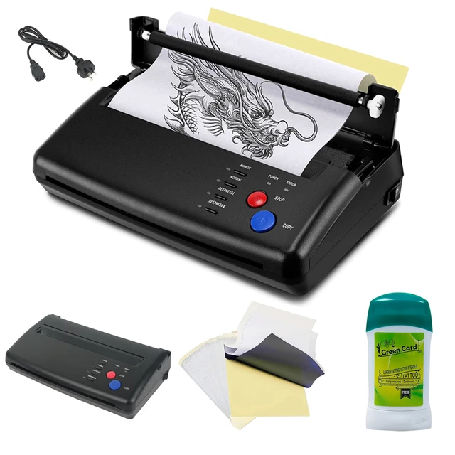 2023 Tattoo Printer Maker Wireless Mini Rechargeable Tattoo Stencil Machine  Transfer Tattoo Paper Mobile Free APP Peripage A40 - AliExpress