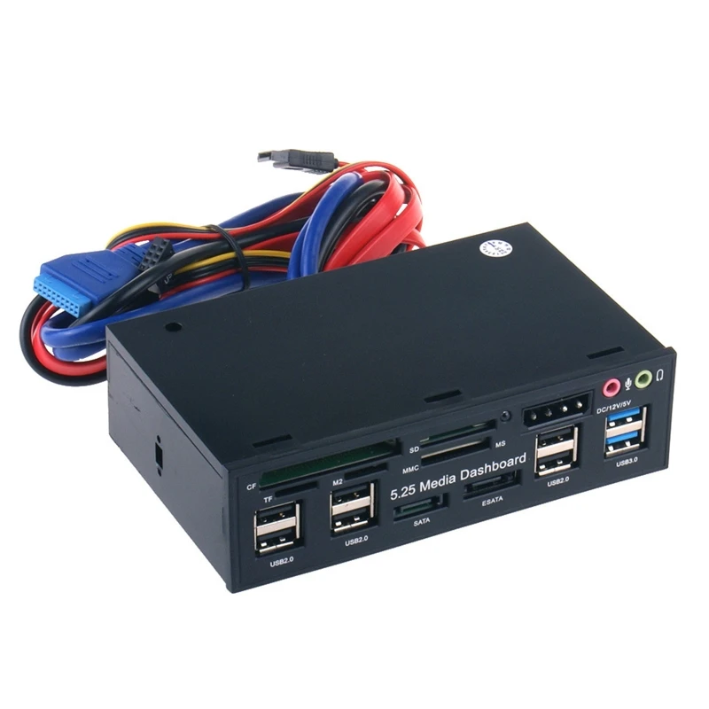 

USB 2.0 MS Внутренний кард-ридер Компьютерный кард-ридер на передней панели