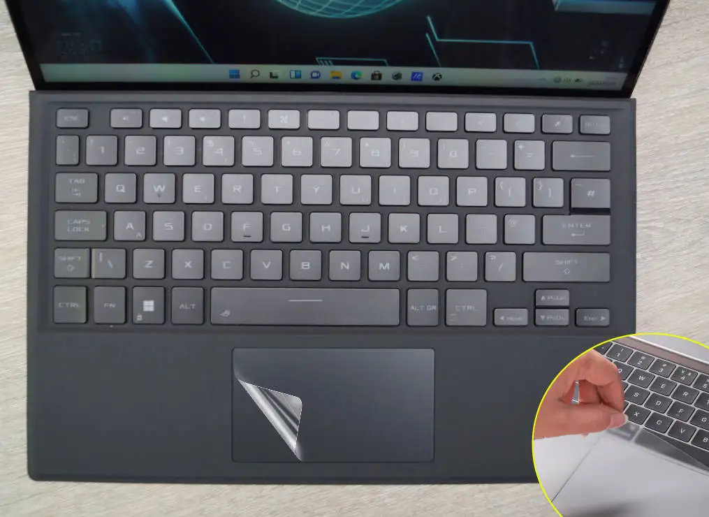 2 Pz/Pacco Pellicola Protettiva Opaca Per Touchpad Per Asus Rog Flow Z13 Gz301Z Gz301Ze Gz301