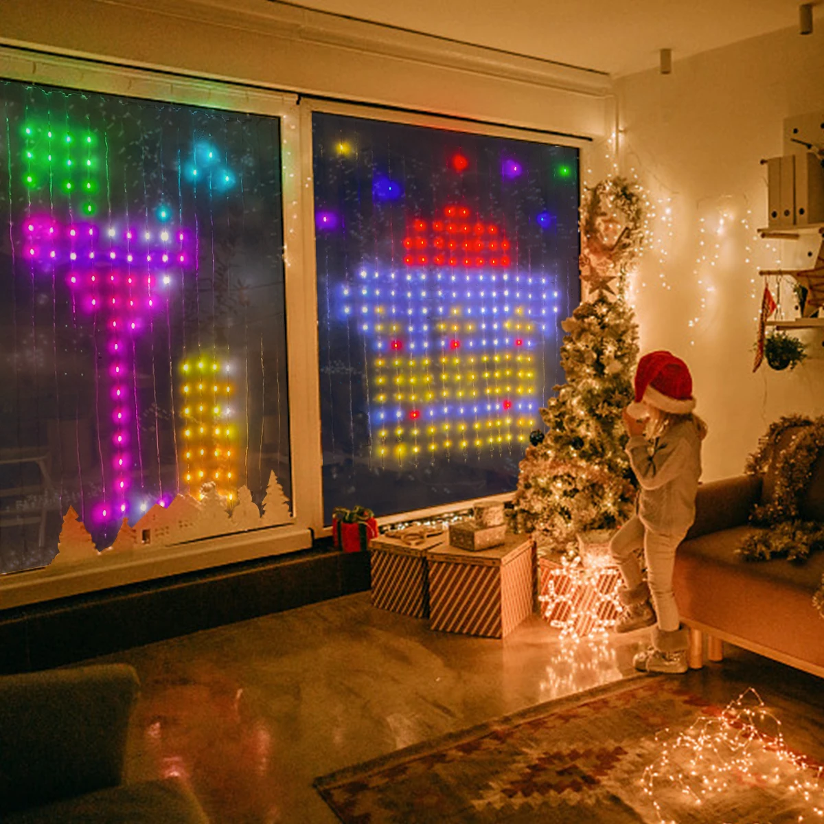 Christmas Tree RGB Lights Smart Bluetooth Control – Divine Grace