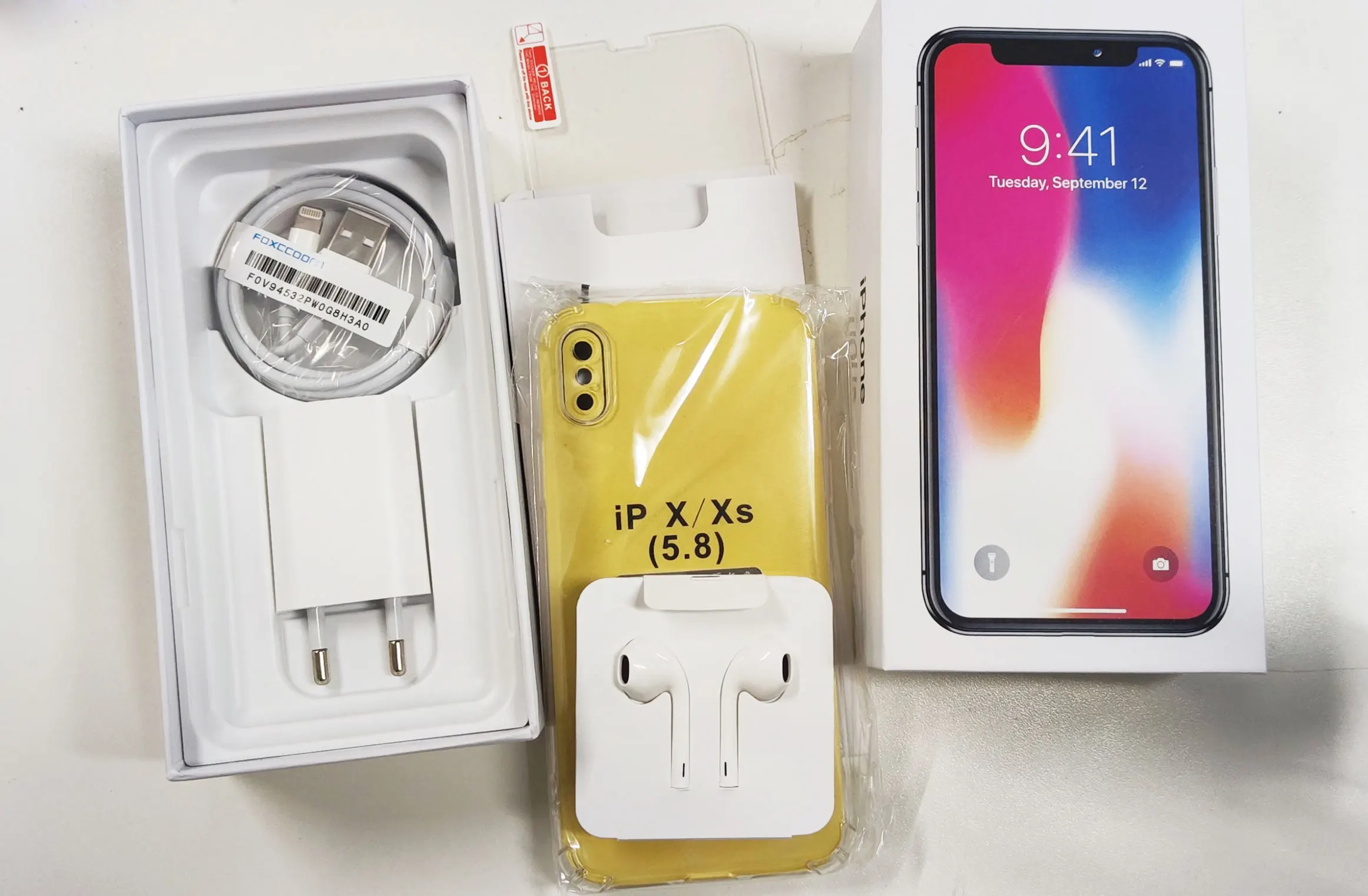 S3da63c7cfd2d4c30a8b79ef24a8822d1Z Used Unlocked Cell Phone Apple iPhone X Face ID 5.8" 3GB+64/256GB 4G LTE A11 CPU Hexa Core Wireless Charge