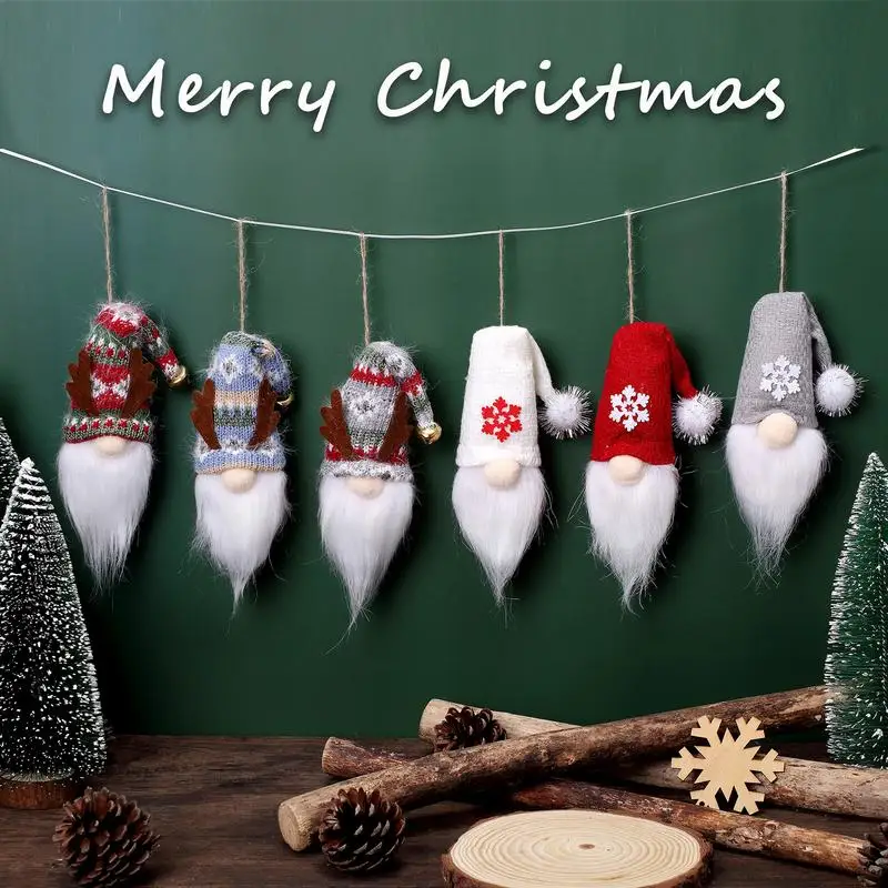 

Рождественские гномы, плюшевые 3 шт., декор Elf Tomte, шведская кукла без лица, рождественские украшения для шкафа, камина, стола, стены