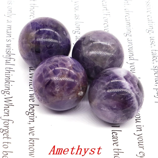Sfera Di Cristallo Ametista 50-60 Mm - Pietra Energetica Per Reiki, Meditazione, Decorazione Casa, Regalo Spirituale - Foto 3