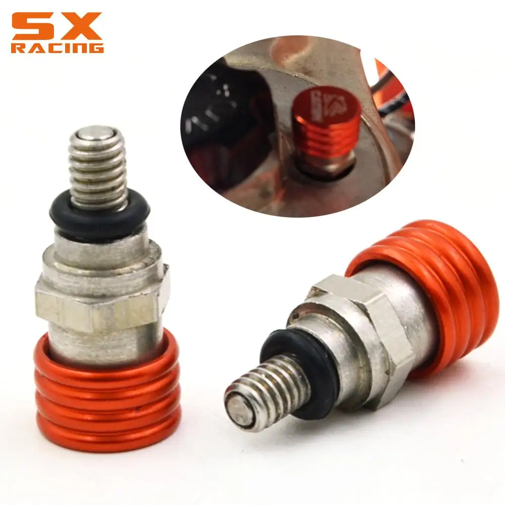 Motorcycle CNC M4 0.7MM Fork Bleeder Relief Valve Fork Relief Valve For