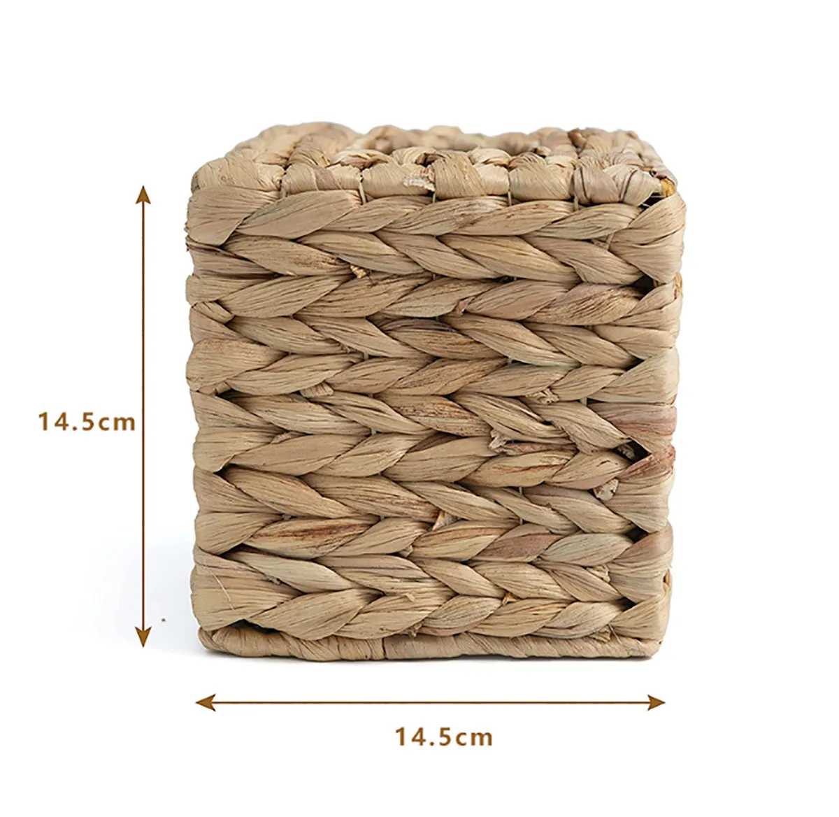 1pc Hand-woven Straw Tissue Box Water Gourd Napkin Cover for Bathroom Kitchen Openwork Household Toilet Sundries Square Storages 6