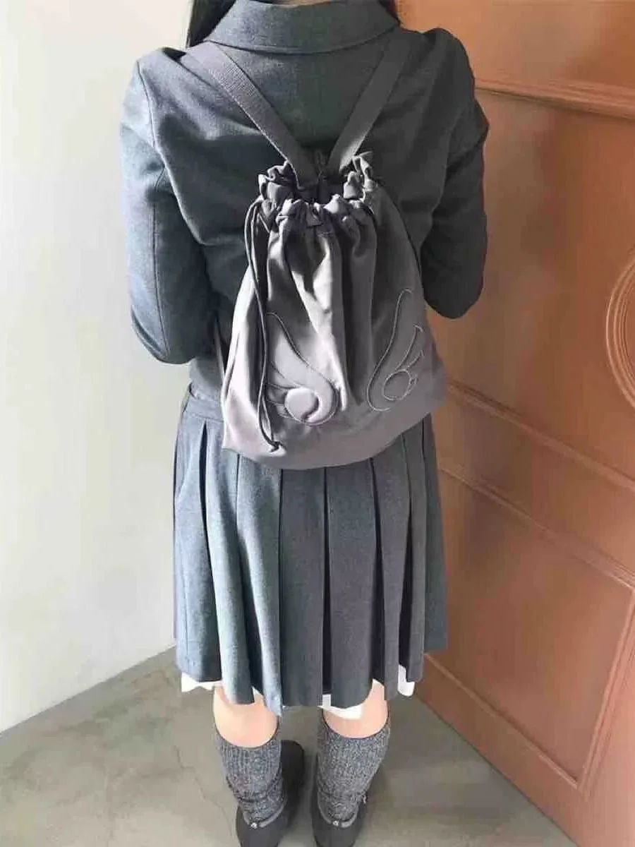 Coyseio Velvet Dstring Angel Wing Bapa Lightweight Casual ex