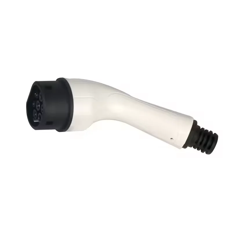 Type 2 EVs Female EV Charger Plug, 3 Phase 32A IEC 62196-2 EV Charger Connector for Electric Vehicle, Connect to Side
