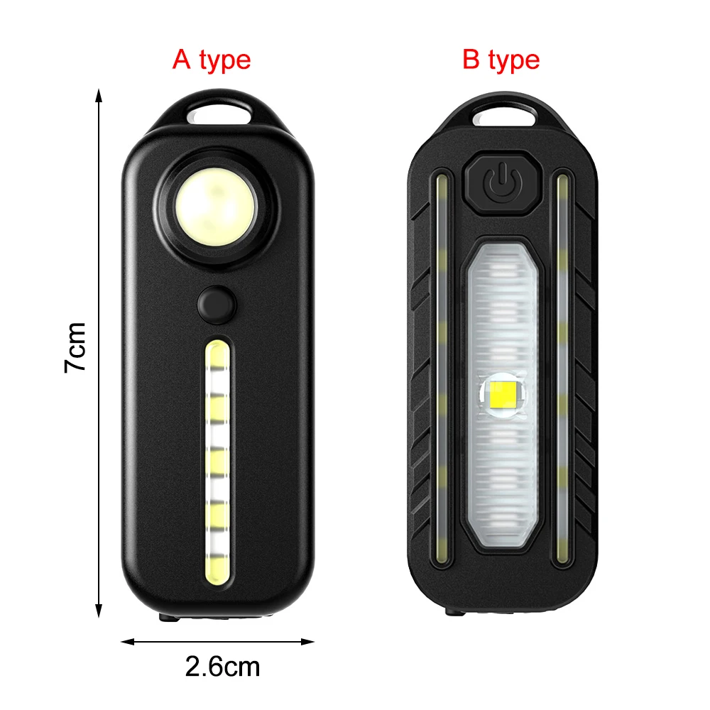 LED Red Blue Shoulder Tactical Police Flashlight with Clip USB Rechargeable Torch Bike Taillight Helmet Warn Light Flashlight 4