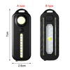 LED Red Blue Shoulder Tactical Police Flashlight with Clip USB Rechargeable Torch Bike Taillight Helmet Warn Light Flashlight 4