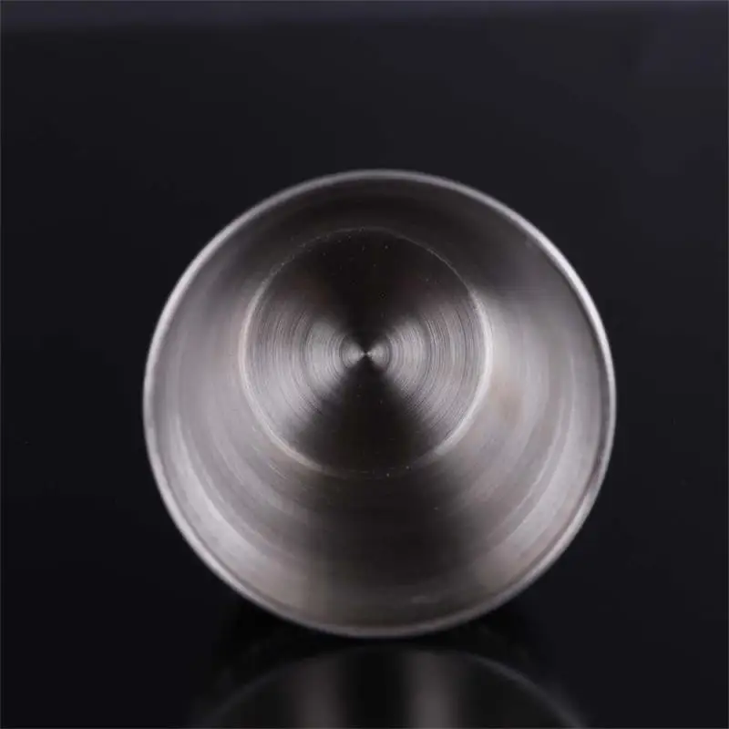 30ml Drinking Vessels Mini Stainless Steel Wine Beer Whiskey Cups With Leather Cover Bag Portable Outdoor Travel Cup