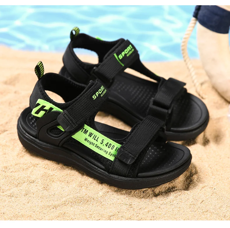 2022 Summer Children Shoes Brand Velcro Toddler Boys Sandals Girls Comfortable Sport Mesh Baby Beach Soft Sandals Shoes boy sandals fashion