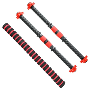 40cm Dumbbell Rod Solid Steel Weight Lifting Spinlock Dumbbell Bars With Connector Gym Home Fitness Workout Barbells Handles ﻿