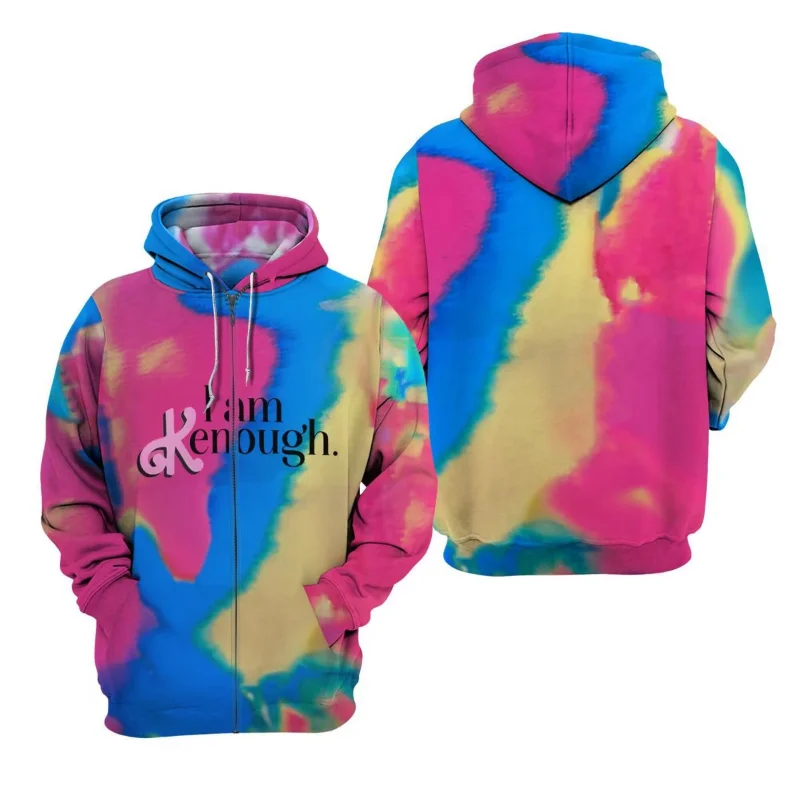 

y2k clothing kawaii I Am Kenough Merch Hoodie Sweatshirt Men/Women Cosplay Pullover Hooded Oversized Sweatshirt Casual Tops