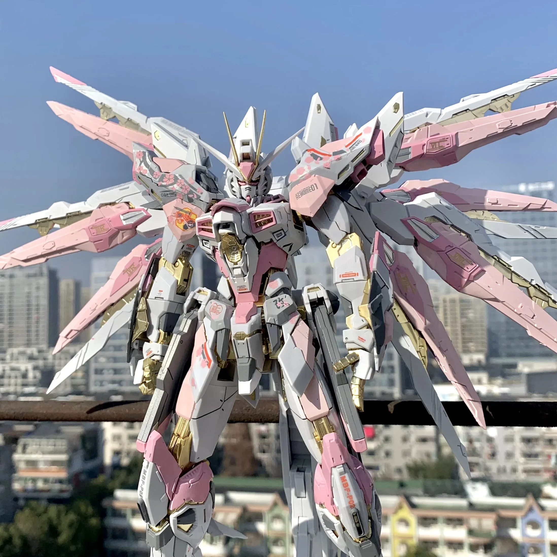 MG Sakura Color Scheme 8802 Strike Freedom Gundam, Model