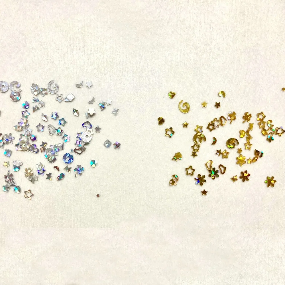 20g Mix Style Star Heart Snowflake Laser Paillette DIY Kawaii Resin Stuff Jewelry Stuff Nail Art Decor Glitter Sequins Flakes