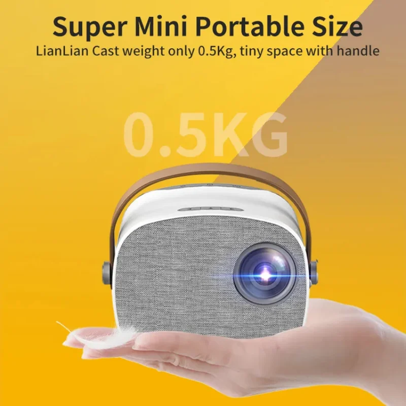 YG230 Mini Wifi Portable Video Projector 640*480 Pixel Full HD 1080P  Support 100'' Display Home Theater Video Movie Projector