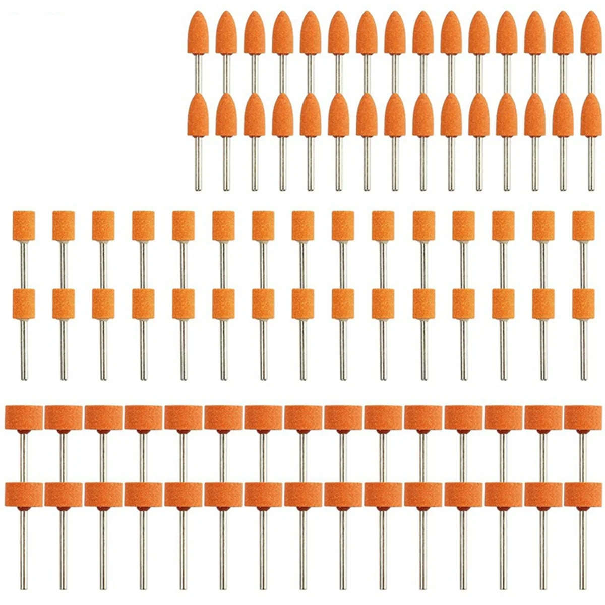 

90Pcs Sanding Bits for Rotary Tool, Strong Grinding Stones Bits with 1/8In Shank, Aluminum Oxide Sanding Accessories