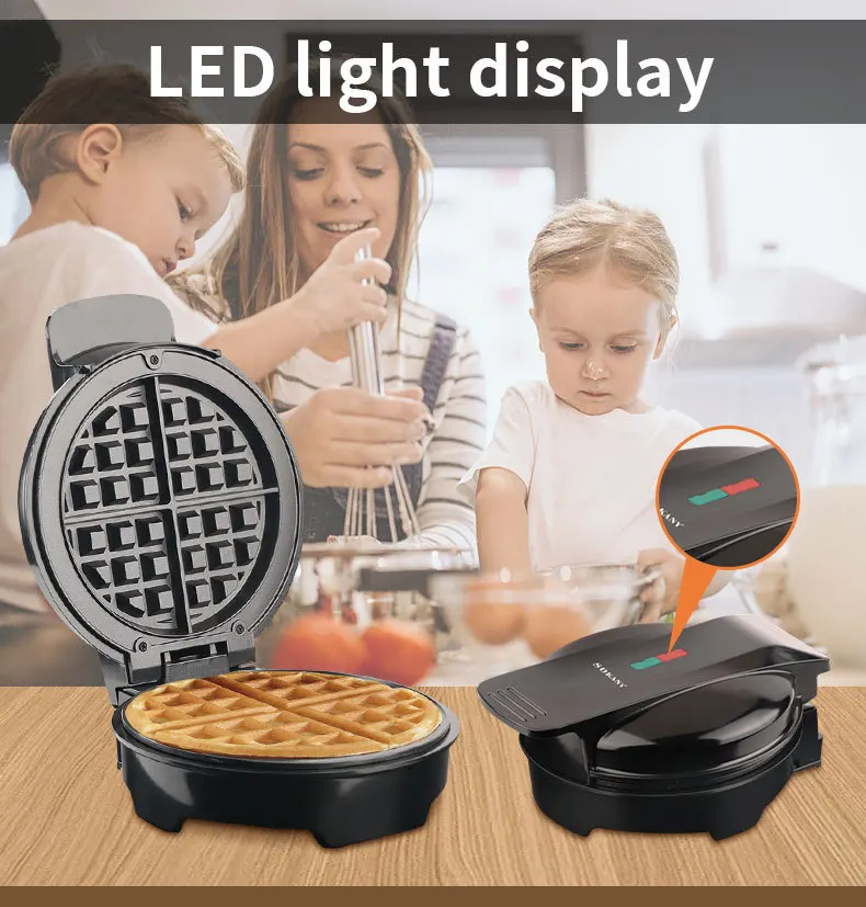 Waffle Maker Iron Machine, Deep Fill Wall Iron Machine Non-Stick Cooking  Plates, Belgian & American Waffles, Sandwich - AliExpress