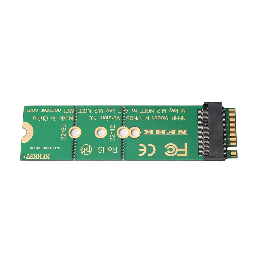 Placa de Rede sem Fio Wifi Pci Express para Slot e Key M.2 m Key para Slot a Plus e Ngff - Imagem 2