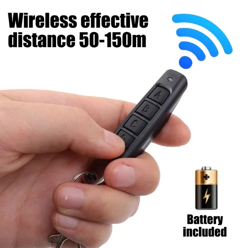 Remote Control Duplicator Cloning Code wireless remote control wireless remote controller garage remote control for Auto 4 Channel 433MHZ Garage Gate Door Opener