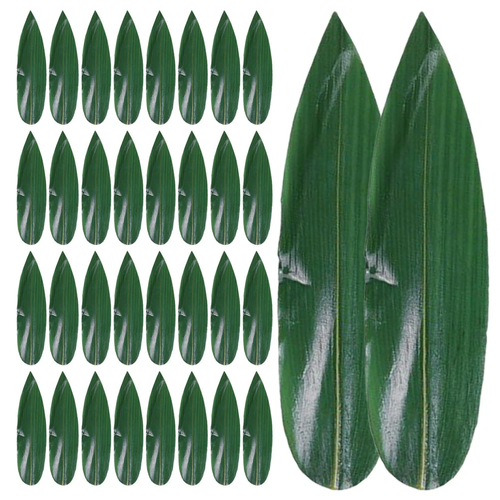 

Japanese Food Mat Japanese Restaurant Sashimi Serving Ornaments Sashimi Serving Leaves Food Bamboo Leaves Food Leaf Mats