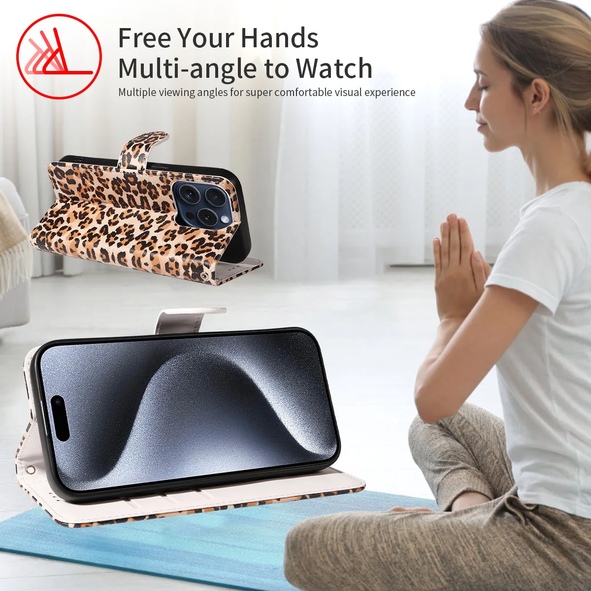 Fashion Multi-Functional Phone Case with Kickstand, Lanyard, and Card Holder