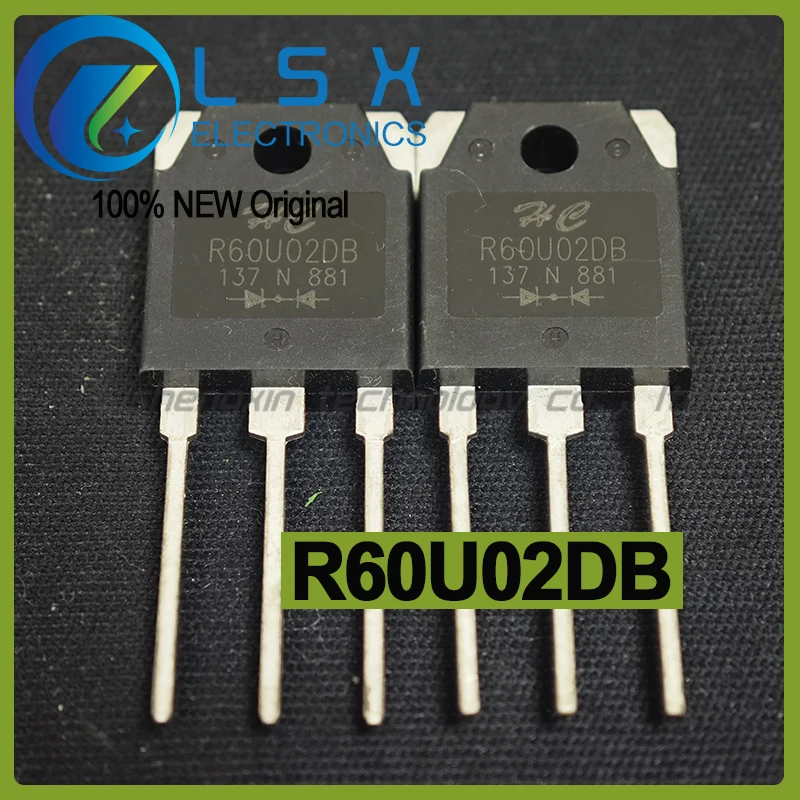 New/5pcs R60U02DB 60A 200V TO-3P New and Original