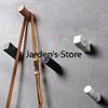 Luxury marble hook creative cylindrical coat hook Nordic style wall hanging bedroom wardrobe hanger 1