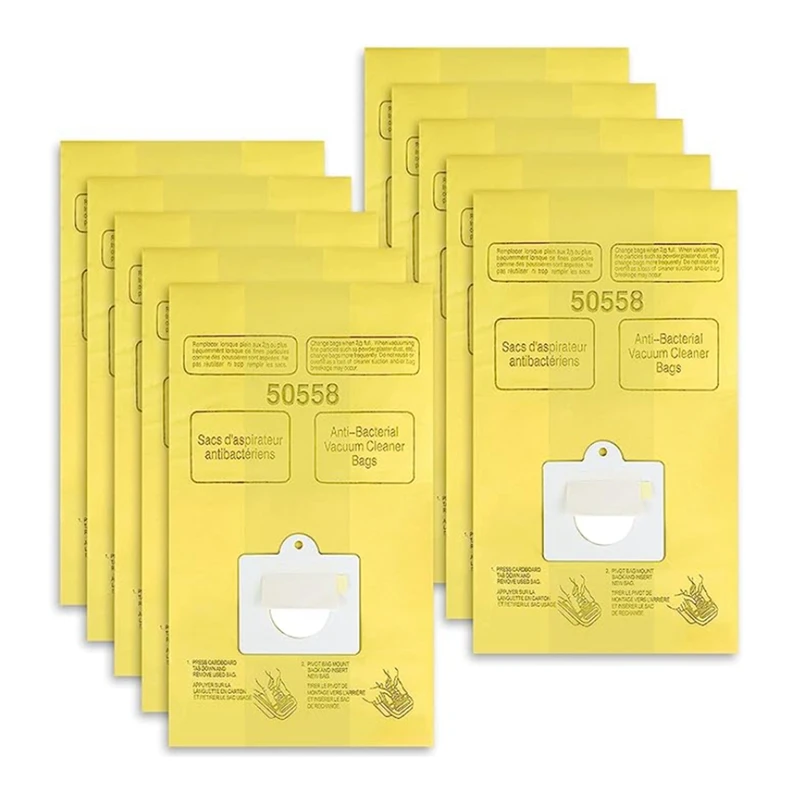 

10 шт., запасные мешки для пылесоса Kenmore 5055, 50557 и 50558
