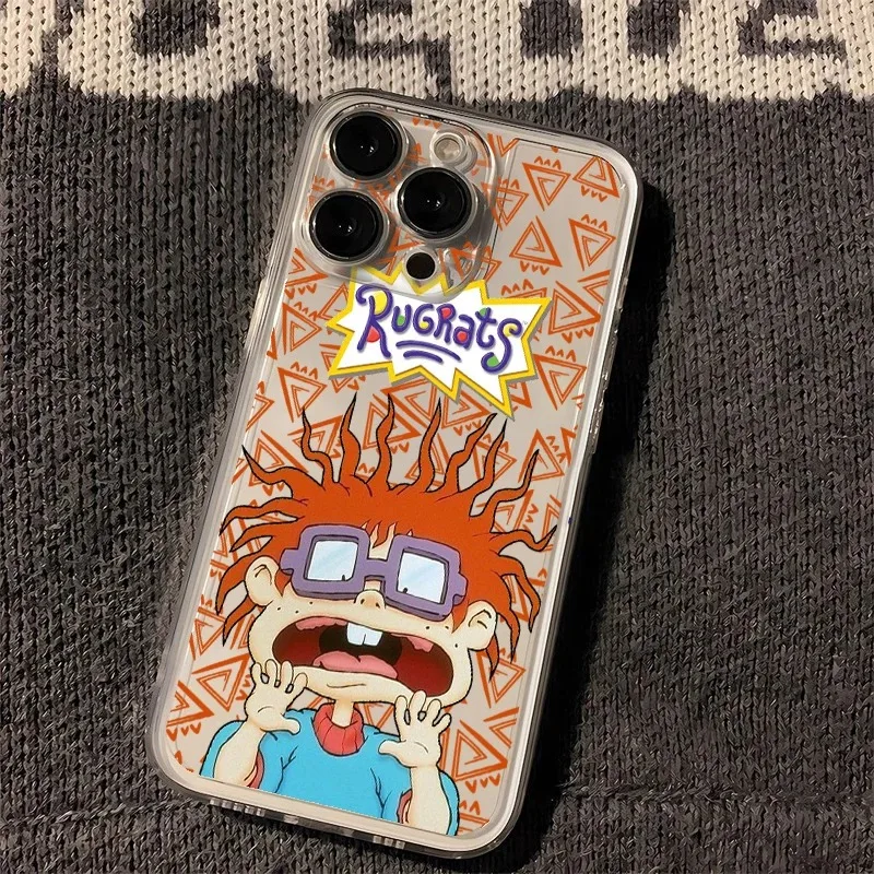 Playful Cartoon Rugrats Shockproof Silicone Phone Case