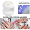 18W Nail Dryer Mini USB UV LED Lamp Nail Art White Egg Shape Design 120S Fast Drying Curing Light for Gel Polish Manicure Tools 4