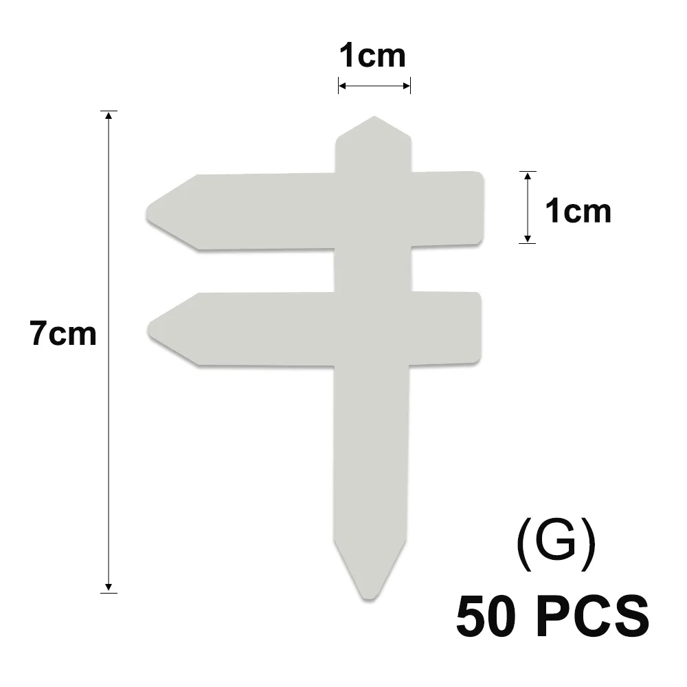 White Plastic Plant Tags Gather Anti UV Waterproof Labels Nursery Potted Markers Re-usable Stakes Sign for Orchard and Garden 