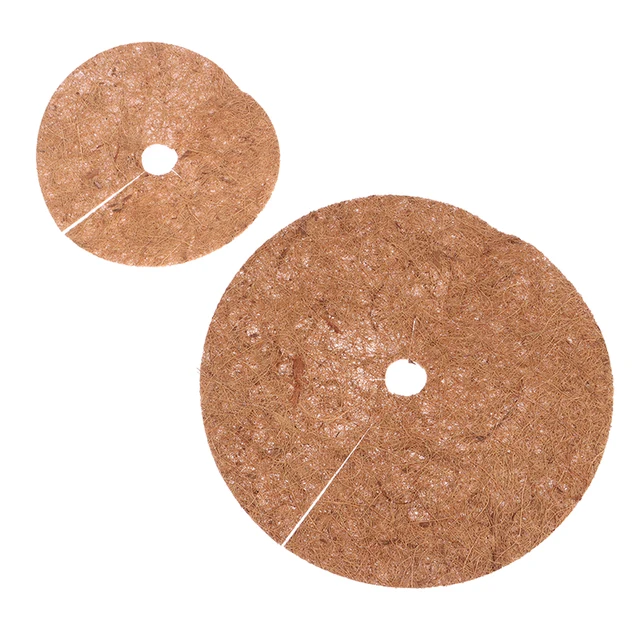 1Pc Természetes Kókuszdiószálas Fa Talajtakaró Borítóvédő 20/30/35/40 Cm -Es Virág Edény Tárcsás Pad Gyomnövényes Nedvesség Párna - Image 3