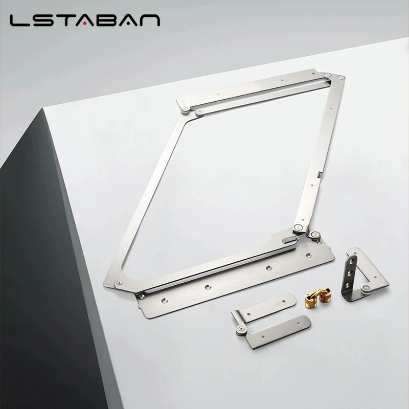 Stainless Steel Swing Door Folding Door Hinge 180 Degree Multifunctional Folding Wardrobe Door Bedroom Door Hinge Hardware