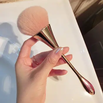 Rose Gold Powder Blush Brush Professional Make Up Brush Large Cosmetic Face Cont Cosmetic Face Cont brocha colorete Make Up Tool 1