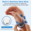 VELPEAU Thumb Brace for CMC Joint Pain, Osteoarthritis, Arthritis and Tendonitis Thumb Support Stabilizer with Elastic Sleeve 5