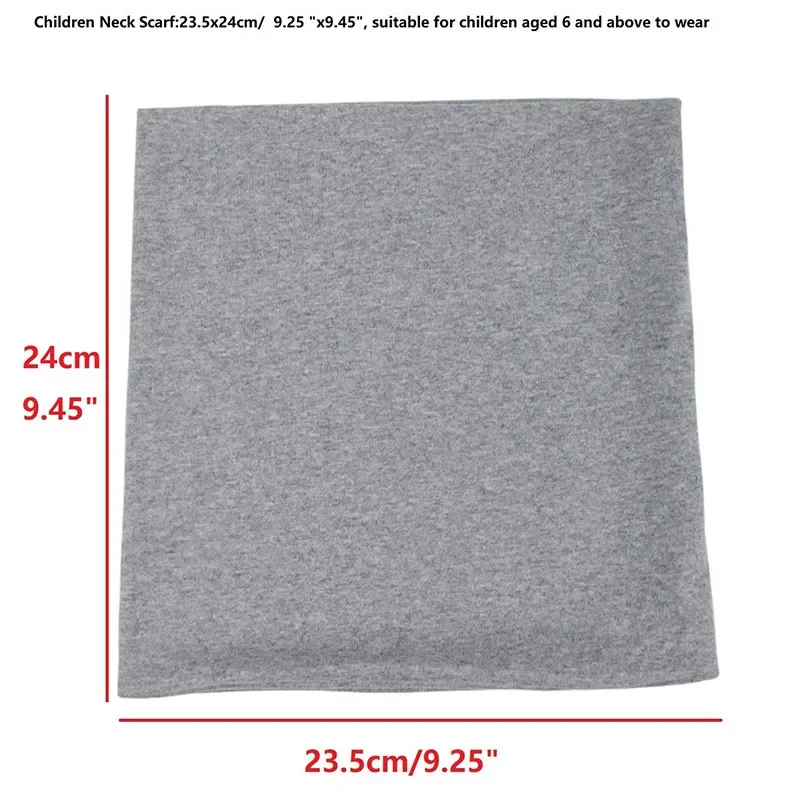 New Cotton Winter Scarf for Boys Girls Women Men Neck Collar Unisex Elastic Mufflers Children Autumn Crochet Baby Scarf