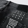 KSUBI Cross Men's Jeans American High Street Embroidered Ripped Skinny Jeans Fall Streetwear Fashion Stretch Low-rise Jeans 5